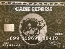 Load image into Gallery viewer, Gabie Express Black Card
